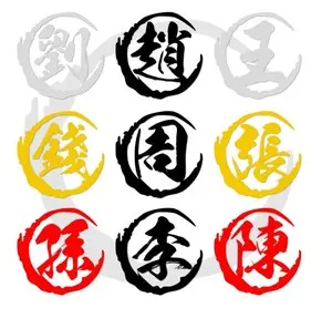 根据每一人物的姓名