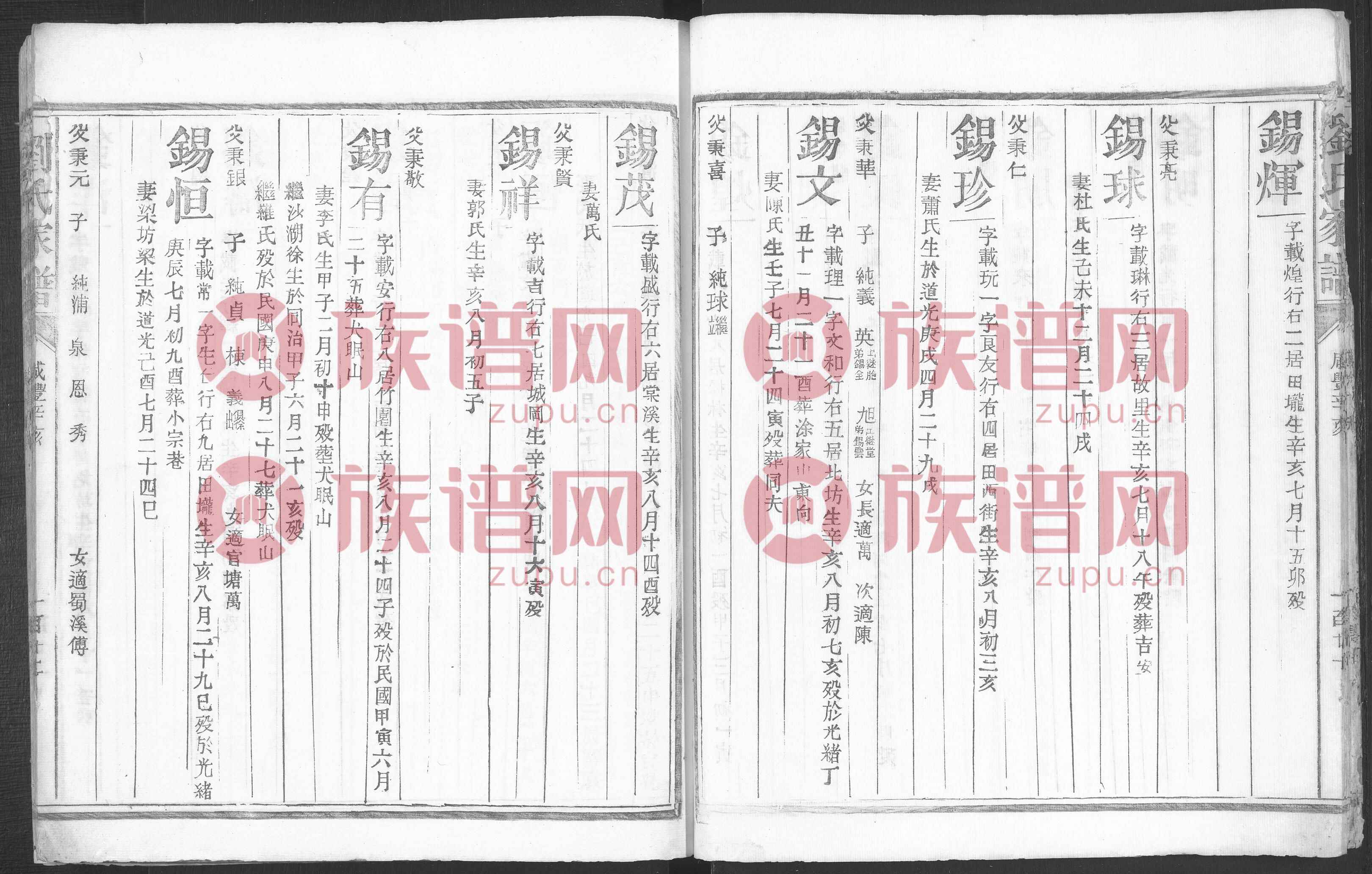 梓溪始祖(一世)